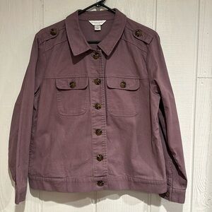 Christopher & Banks Purple Jacket